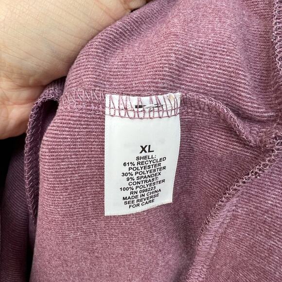 Freely Cowl Neck Pullover Sweatshirt Purple Heathered XL - Picture 4 of 7